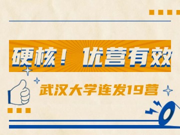 2025，硬核！优营有效！武汉大学已发19营！